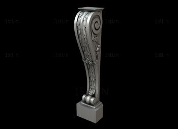 Corbels (KR_0547) 3D model for CNC machine